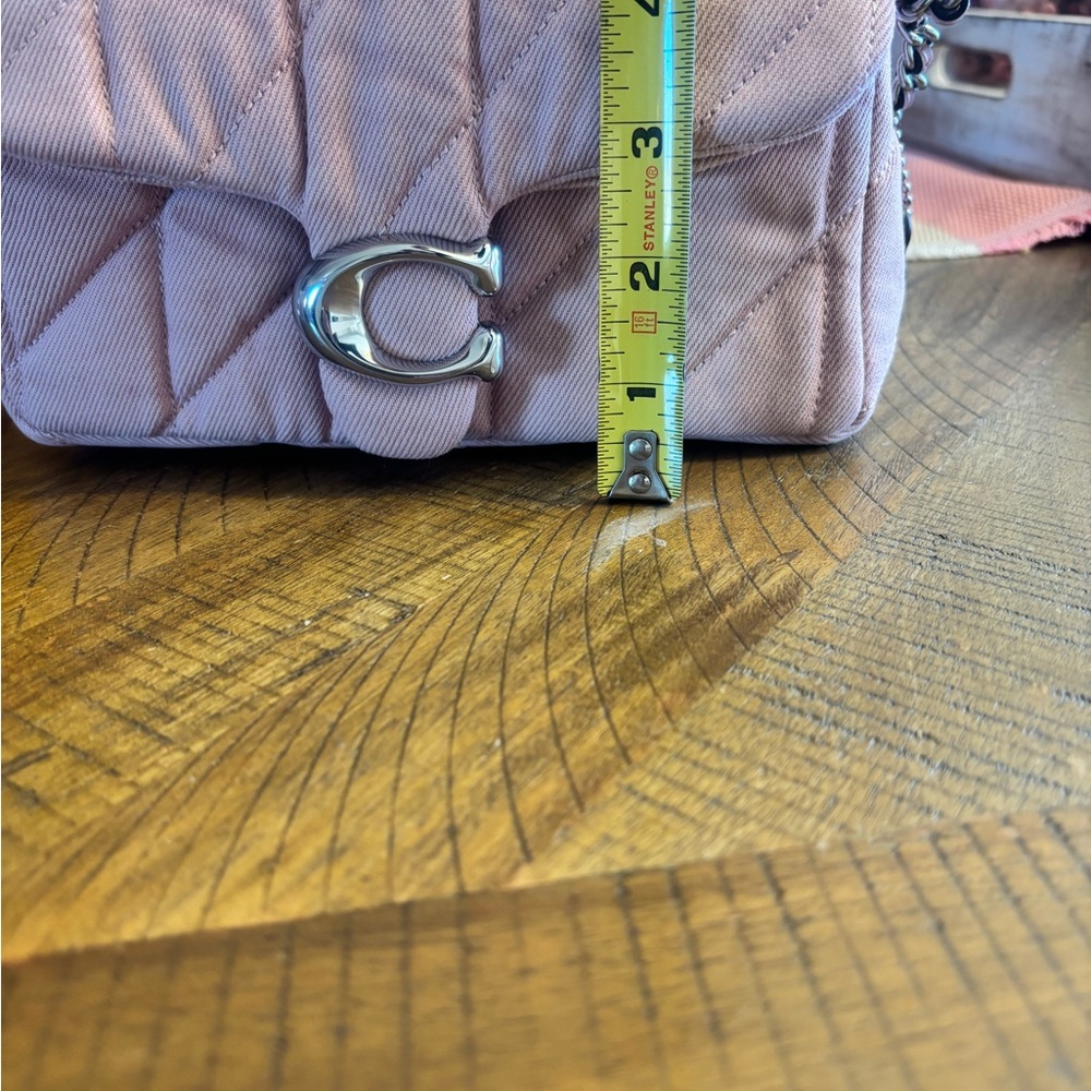 Coach Blush Quilted Shoulder Bag - Picture 9 of 11